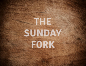 placeholder with the words the sunday fork on it